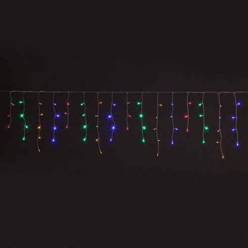 Гирлянда светодиодная "Бахрома" Eurosvet 100-001 220В 1,8х0,5м RBG IP20 фото Гирлянда светодиодная "Бахрома" Eurosvet 100-001 220В 1,8х0,5м RBG IP20 картинка